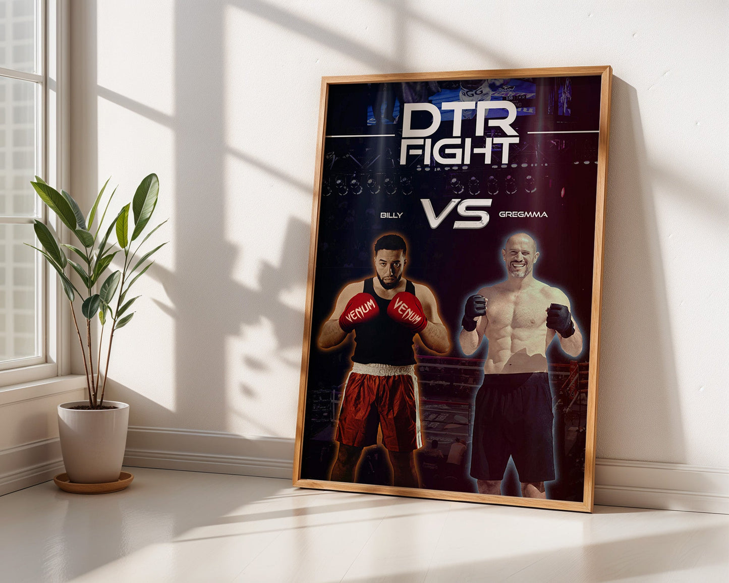 Affiche DTR Fight - Billy vs GregMMA