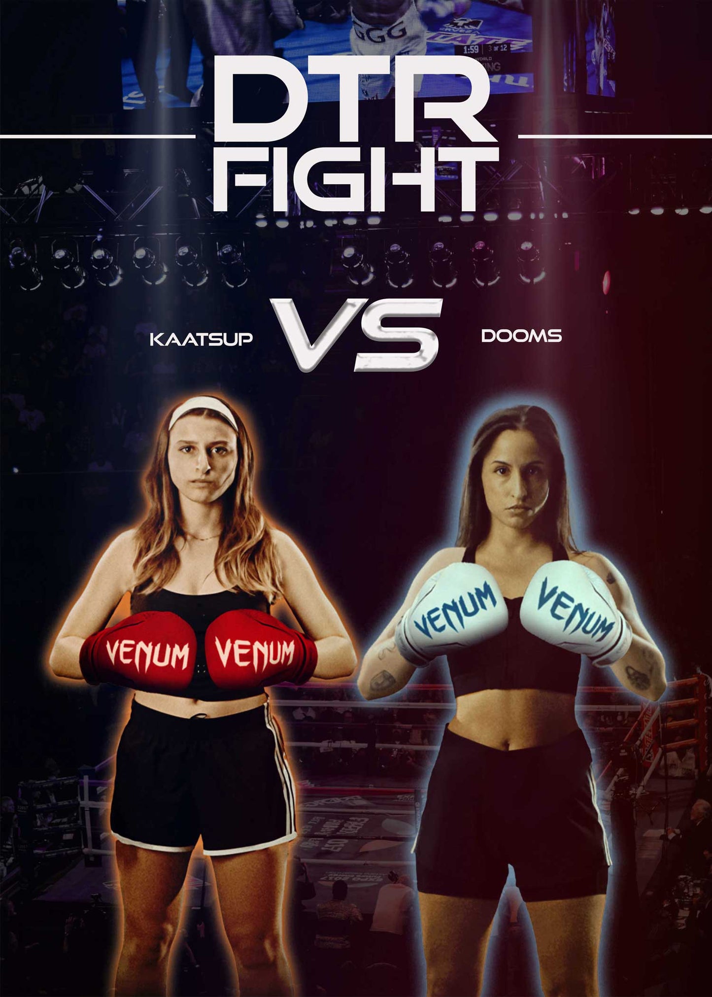 Affiche DTR Fight - Kaatsup vs Dooms