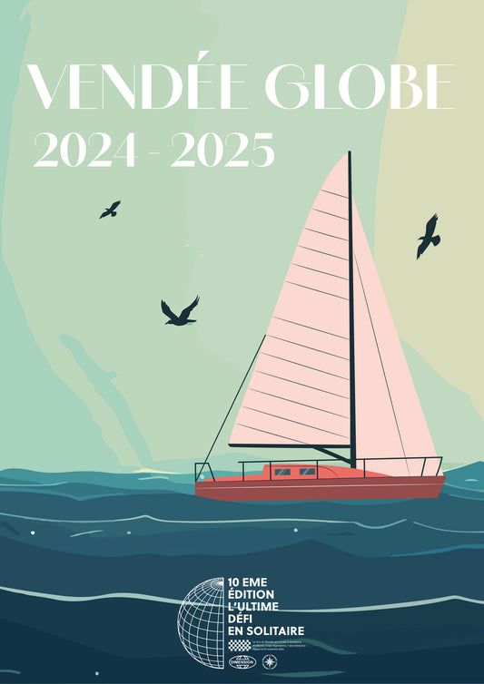 Affiche Vendée Globe 2024-2025 : L’Ultime Défi en Solitaire - UNIVEA