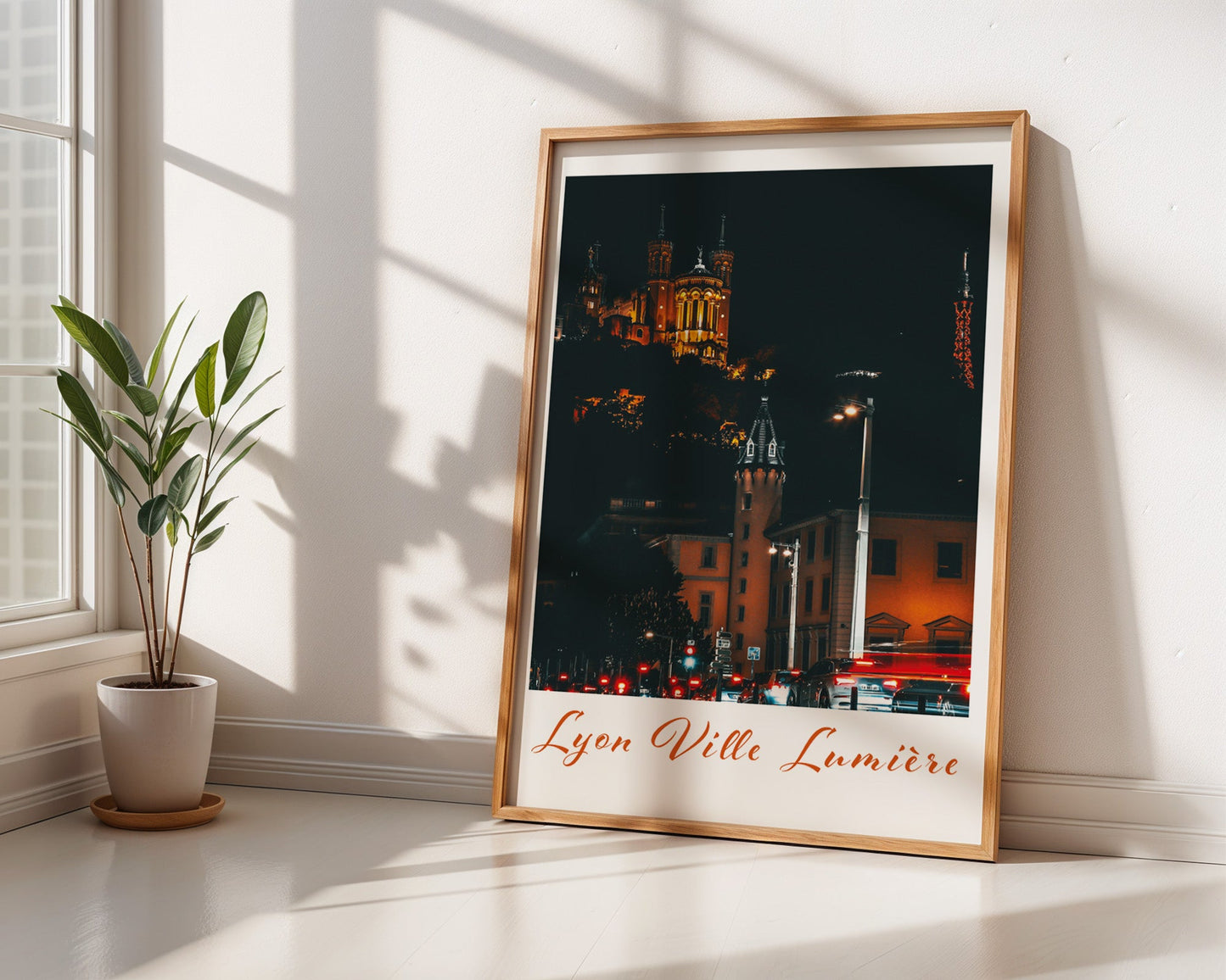 Affiche Lyon Ville Lumière - Fêtes des Lumières