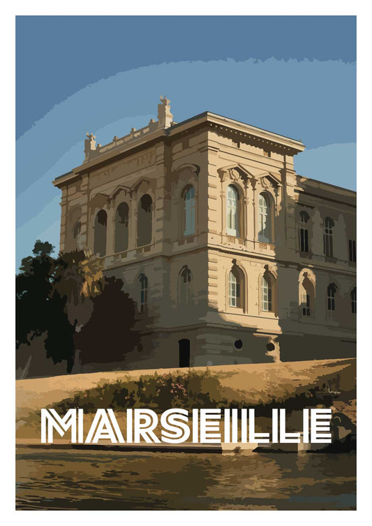 Affiche “Marseille - Palais Longchamp” full - UNIVEA