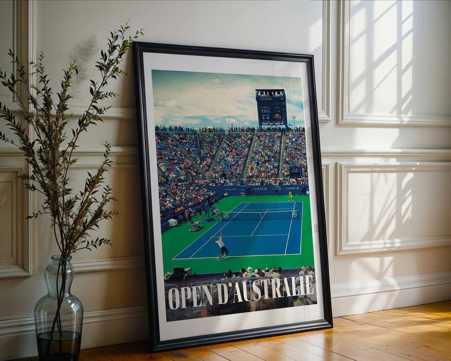 Affiche Open d’Australie 2025 - Match en Pleine Action