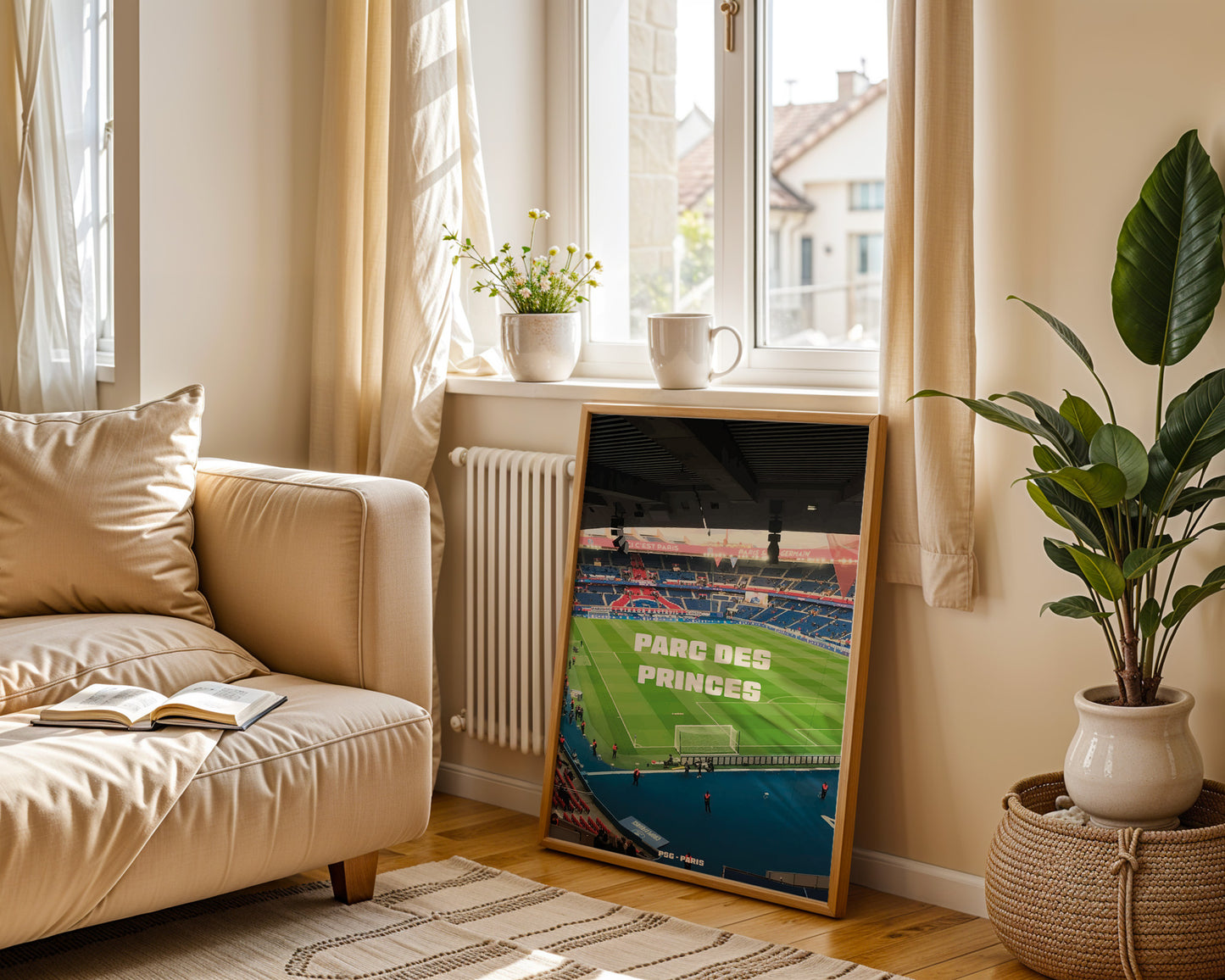 Affiche Parc des Princes - Vue Panoramique PSG