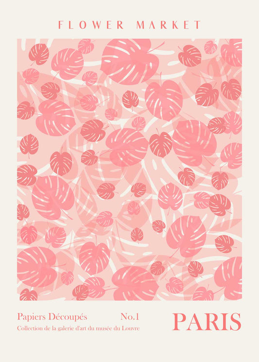 Affiche Paris Flower Market illustration - UNIVEA