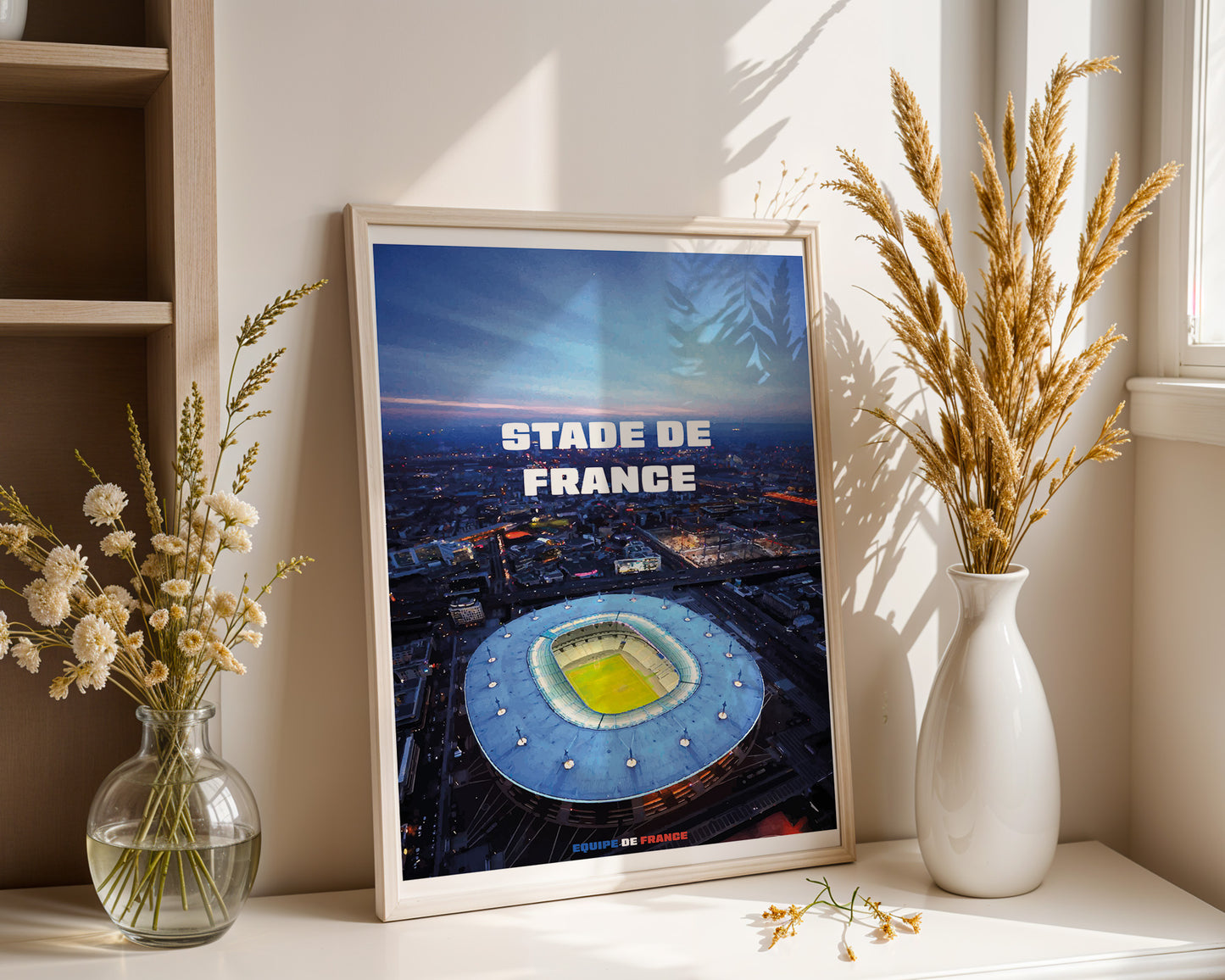 Affiche Stade de France - Vue Aérienne Nocturne