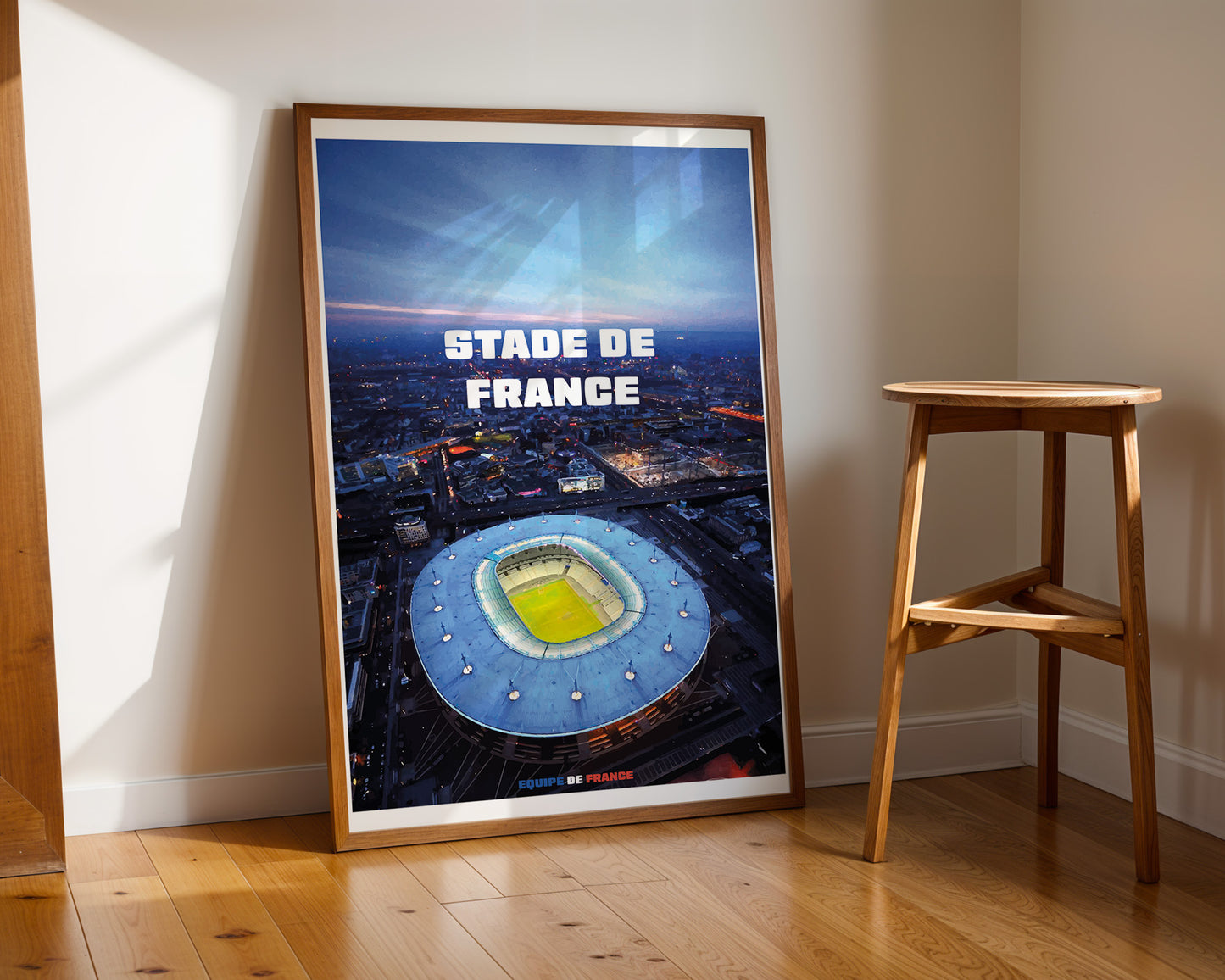 Affiche Stade de France - Vue Aérienne Nocturne