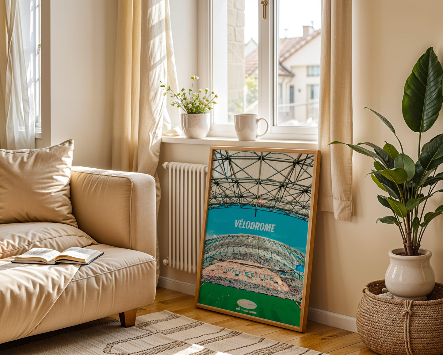 Affiche Vélodrome Marseille - Stade OM