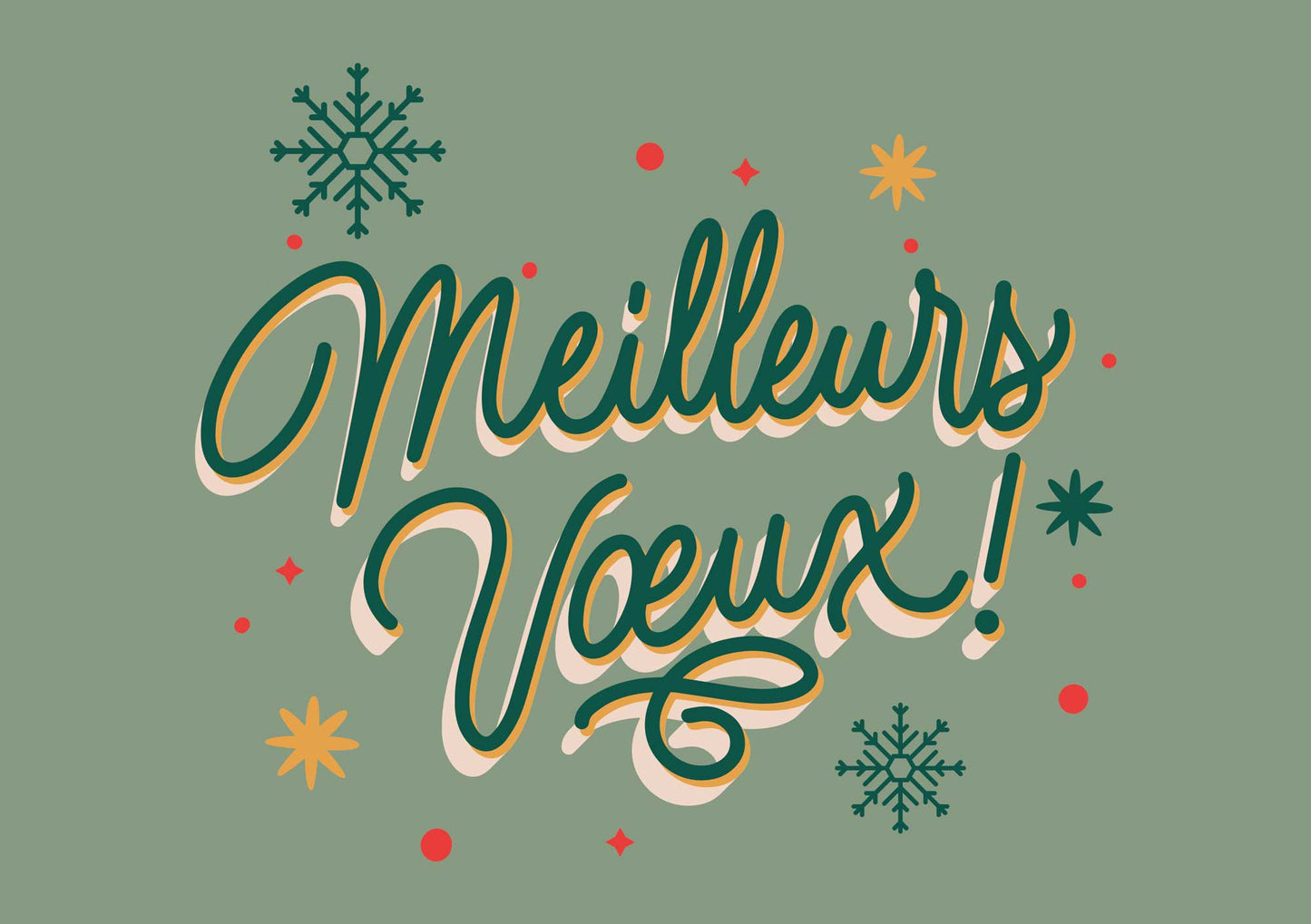 Carte de vœux “Élégance festive”