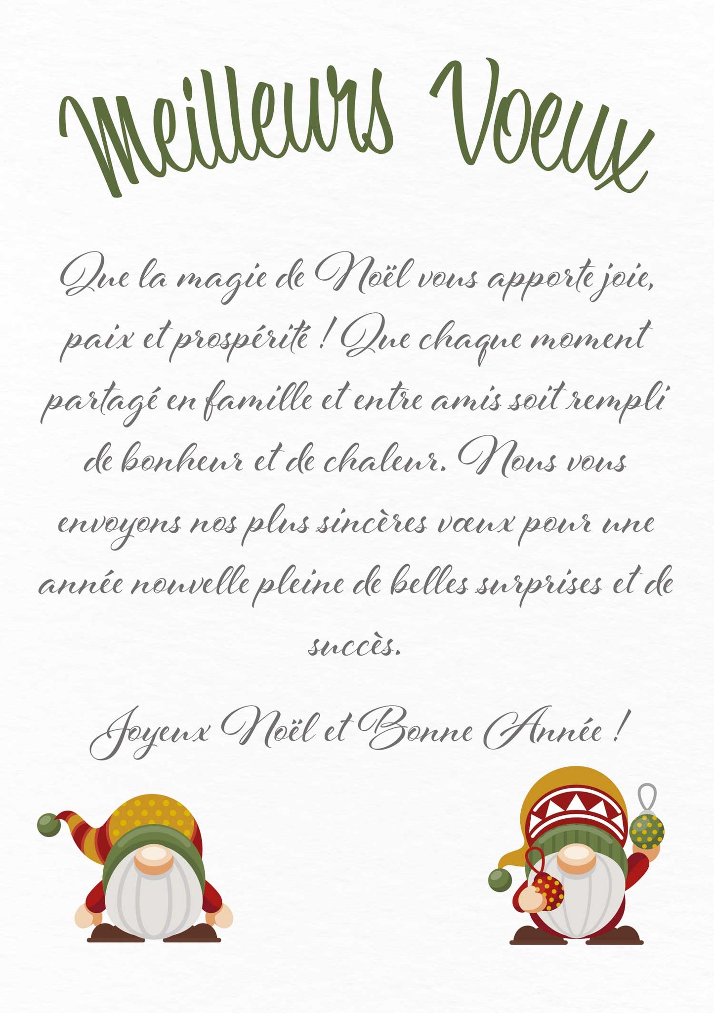 Carte de vœux “Forêt étincelante”