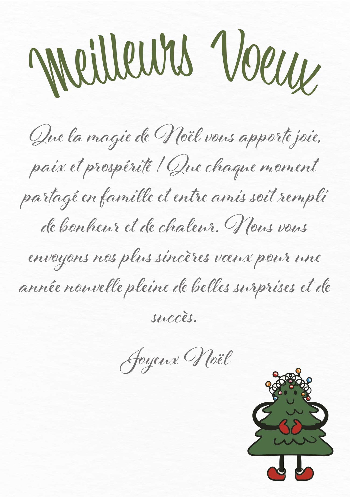 Carte de vœux “Joie enfantine”