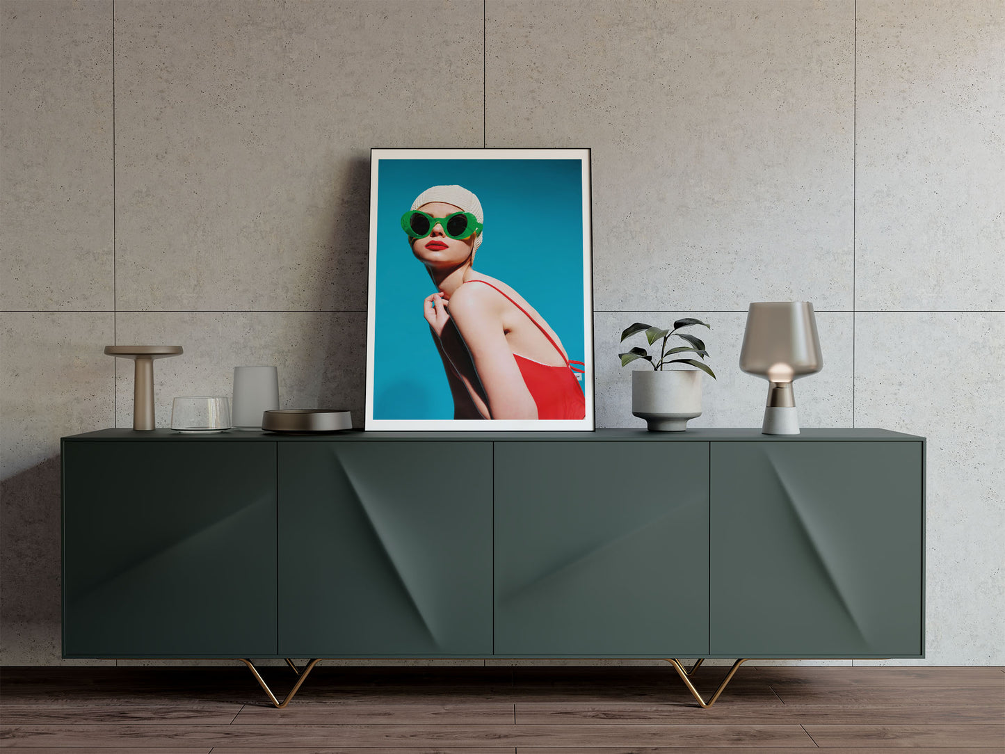 green sunglasses - UNIVEA