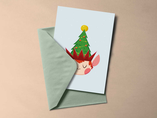 Carte de vœux “Couronne d’hiver”