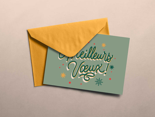 Carte de vœux “Élégance festive”