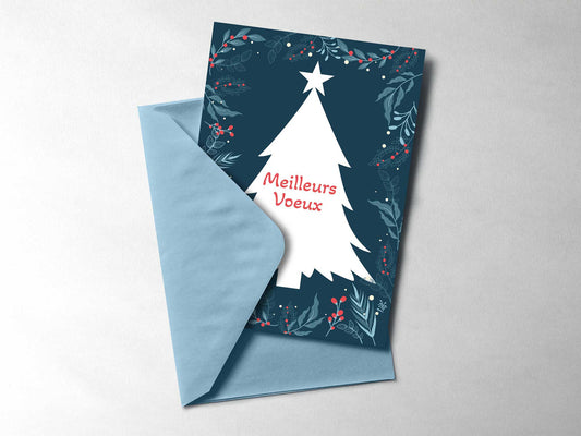 Carte de vœux “Forêt féerique”